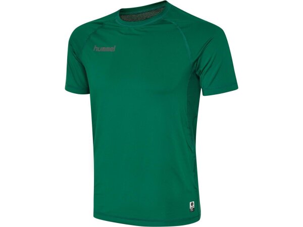 Hummel HML FIRST PERFORMANCE JERSEY S/S Grün Größe S