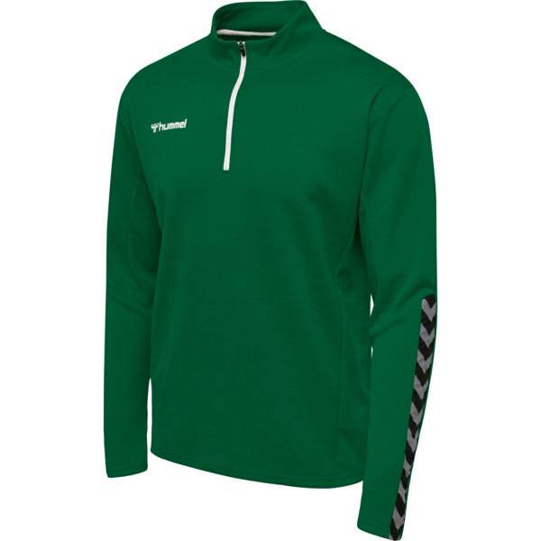 Hummel hmlAUTHENTIC HALF ZIP SWEATSHIRT - EVERGREEN - XL