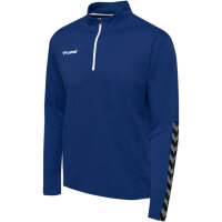 Hummel hmlAUTHENTIC HALF ZIP SWEATSHIRT - TRUE BLUE - 3XL