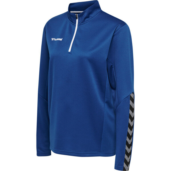 Hummel hmlAUTHENTIC HALF ZIP SWEATSHIRT WOMAN - TRUE BLUE - 2XL