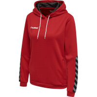 Hummel hmlAUTHENTIC POLY HOODIE WOMAN - TRUE RED - M