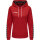 Hummel hmlAUTHENTIC POLY HOODIE WOMAN - TRUE RED - XS