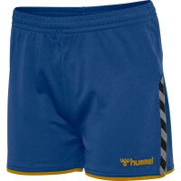 Hummel hmlAUTHENTIC POLY SHORTS WOMAN - TRUE BLUE/SPORTS YELLOW - XL