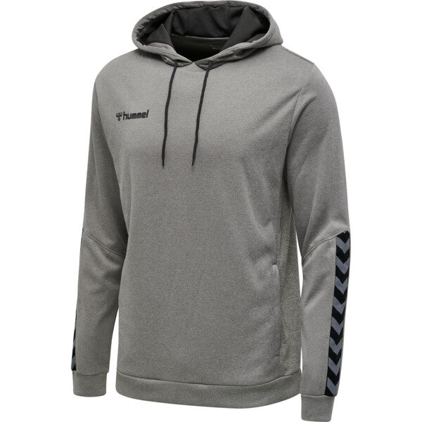 Hummel hmlAUTHENTIC POLY HOODIE - GREY MELANGE - M