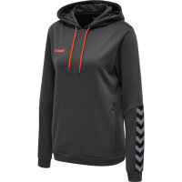 Hummel hmlAUTHENTIC POLY HOODIE WOMAN - ASPHALT - M