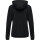 Hummel hmlAUTHENTIC POLY HOODIE WOMAN - BLACK/WHITE - 2XL