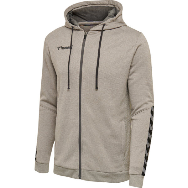 Hummel hmlAUTHENTIC POLY ZIP HOODIE - GREY MELANGE - S
