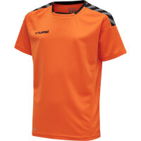 Hummel hmlAUTHENTIC KIDS POLY JERSEY S/S - TANGERINE - 176