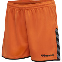 Hummel hmlAUTHENTIC POLY SHORTS WOMAN - TANGERINE - M
