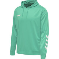 Hummel hmlPROMO POLY HOODIE - ATLANTIS - S