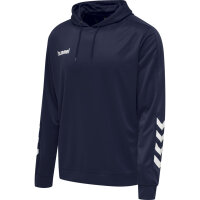 Hummel hmlPROMO POLY HOODIE - MARINE - M