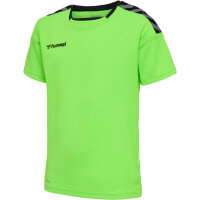 Hummel hmlAUTHENTIC KIDS POLY JERSEY S/S - GREEN GECKO - 152