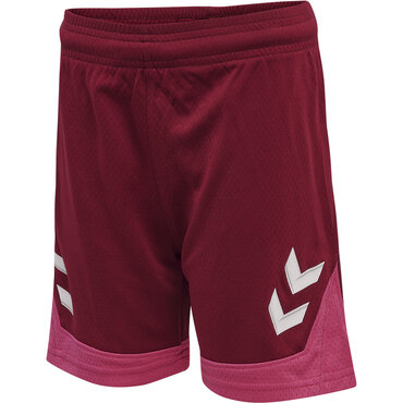Hummel hmlLEAD POLY SHORTS KIDS - BIKING RED - 176