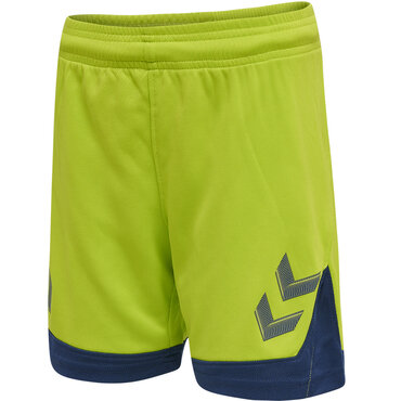 Hummel hmlLEAD POLY SHORTS KIDS - LIME PUNCH - 128