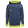hmlLEAD POLY HOODIE KIDS - DARK DENIM - 176