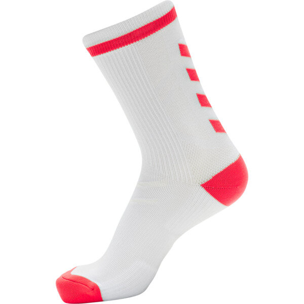 Hummel ELITE INDOOR SOCK LOW - WHITE/DIVA PINK - 43/45