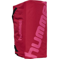 Hummel CORE SPORTS BAG - BIKING RED/RASPBERRY SORBET - S