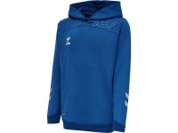 hmlLEAD POLY HOODIE KIDS - TRUE BLUE - 152