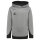 hmlLEAD POLY HOODIE KIDS - GREY MELANGE - 176