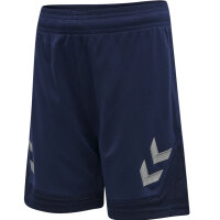Hummel hmlLEAD POLY SHORTS KIDS - MARINE - 176