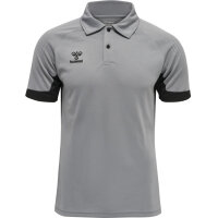Hummel hmlLEAD FUNCTIONAL POLO - GREY MELANGE - 3XL