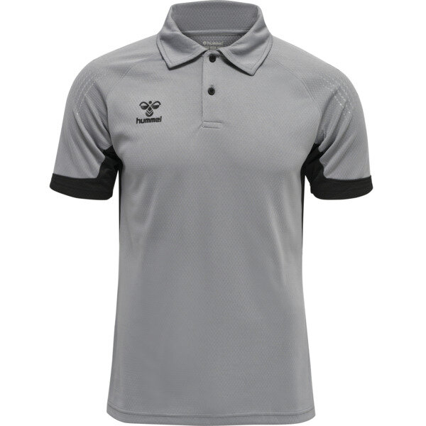 Hummel hmlLEAD FUNCTIONAL POLO - GREY MELANGE - M