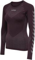 HUMMEL FIRST SEAMLESS JERSEY L/S WOMAN BORDEUAX/LIGHT GREY XL-2XL