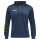 Hummel hmlPROMO POLY HOODIE - DARK DENIM/LIME PUNCH - L