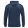 Hummel hmlPROMO POLY HOODIE - DARK DENIM/LIME PUNCH - L