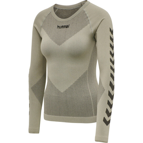 HUMMEL FIRST SEAMLESS JERSEY L/S WOMAN LONDON FOG M-L