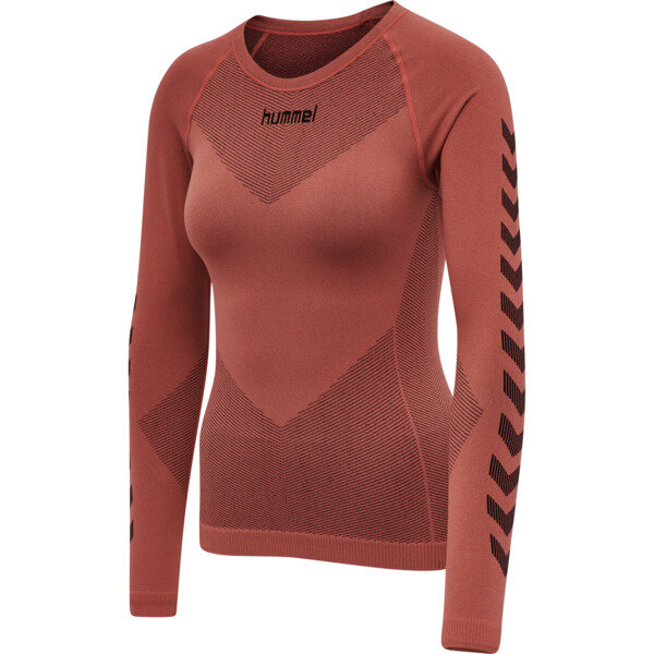 HUMMEL FIRST SEAMLESS JERSEY L/S WOMAN MARSALA M-L