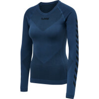 HUMMEL FIRST SEAMLESS JERSEY L/S WOMAN DARK DENIM M-L