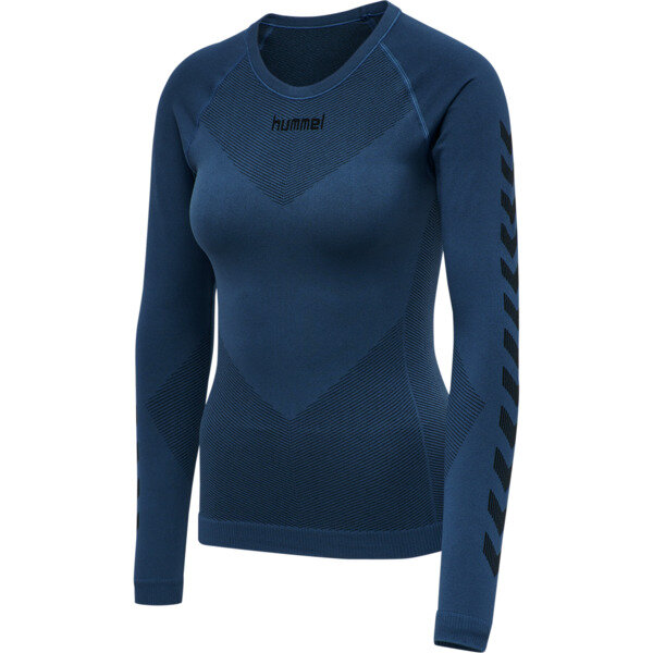 HUMMEL FIRST SEAMLESS JERSEY L/S WOMAN DARK DENIM XS-S