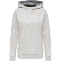 Hummel HMLGO COTTON HOODIE WOMAN - EGRET MELANGE - 2XL
