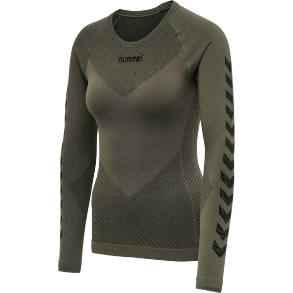 HUMMEL FIRST SEAMLESS JERSEY L/S WOMAN GRAPE LEAF XL-2XL
