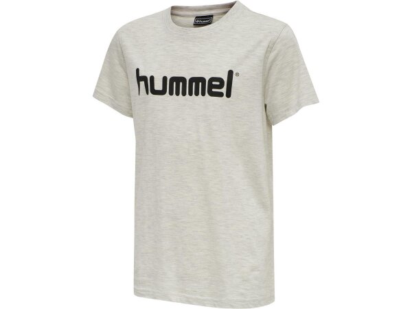 Hummel HMLGO KIDS COTTON LOGO T-SHIRT S/S EGRET MELANGE 164