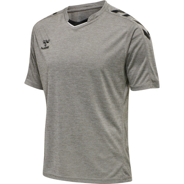 Hummel hmlCORE XK POLY JERSEY S/S - GREY MELANGE - 3XL