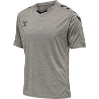 Hummel hmlCORE XK POLY JERSEY S/S - GREY MELANGE - XL