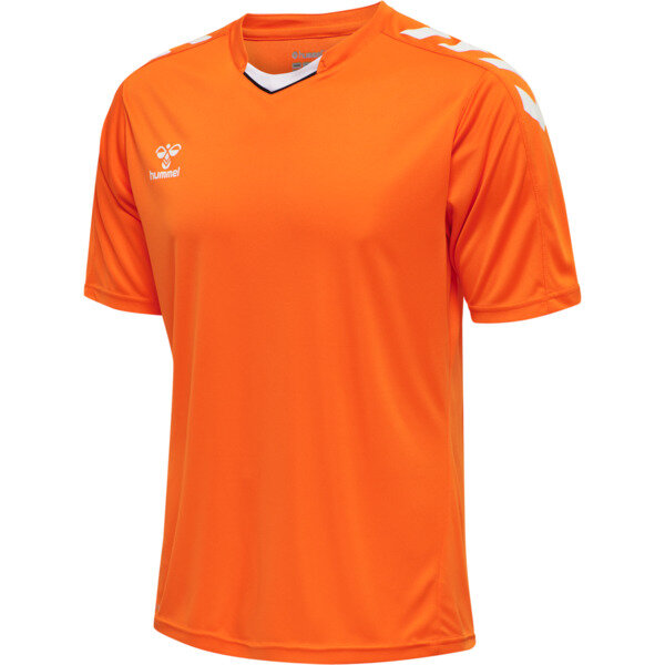 Hummel hmlCORE XK POLY JERSEY S/S - ORANGE TIGER - 3XL