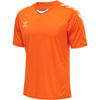 Hummel hmlCORE XK POLY JERSEY S/S - ORANGE TIGER - 3XL