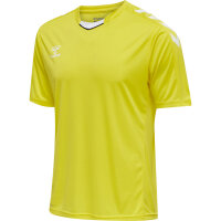 Hummel hmlCORE XK POLY JERSEY S/S - BLAZING YELLOW - 3XL