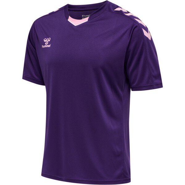 Hummel hmlCORE XK POLY JERSEY S/S - ACAI - S