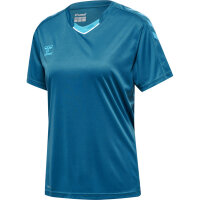 Hummel    hmlCORE XK POLY JERSEY S/S WOMAN BLUE CORAL 2XL