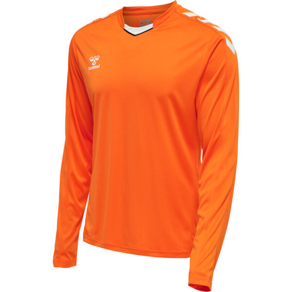 Hummel hmlCORE XK POLY JERSEY L/S - ORANGE TIGER - M