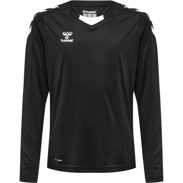 Hummel hmlCORE XK POLY JERSEY L/S KIDS - BLACK - 128