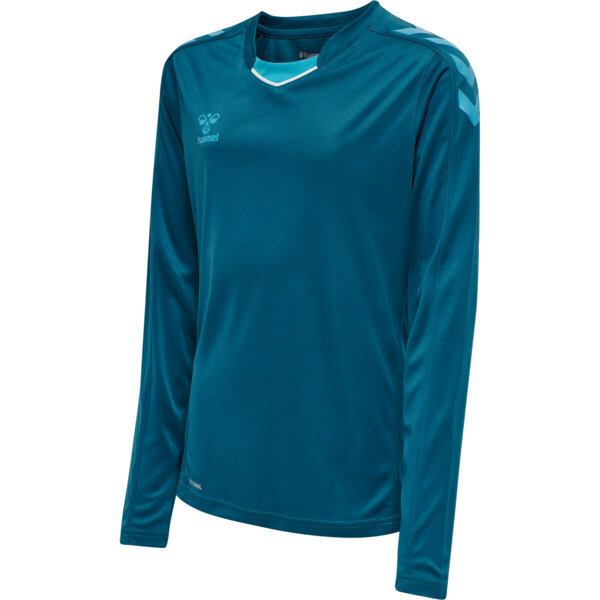 Hummel hmlCORE XK POLY JERSEY L/S KIDS - BLUE CORAL - 128