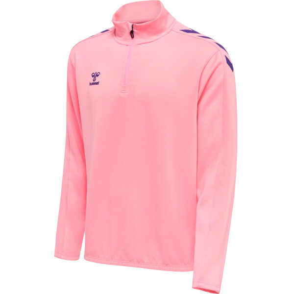 Hummel hmlCORE XK HALF ZIP POLY SWEAT - COTTON CANDY - M