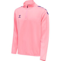 Hummel hmlCORE XK HALF ZIP POLY SWEAT - COTTON CANDY - XL