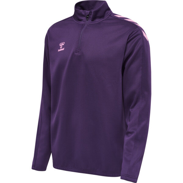 Hummel hmlCORE XK HALF ZIP POLY SWEAT - ACAI - S