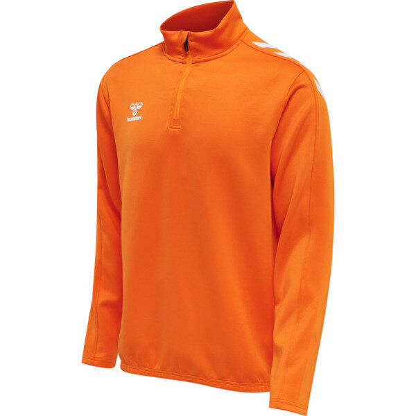 Hummel hmlCORE XK HALF ZIP POLY SWEAT - ORANGE TIGER - M